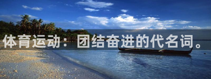 体育运动：团结奋进的代名词。